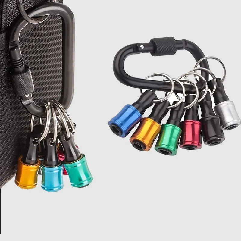 1/4" Hexagonal Screwdriver Bit Holder Key Rings - Image 5