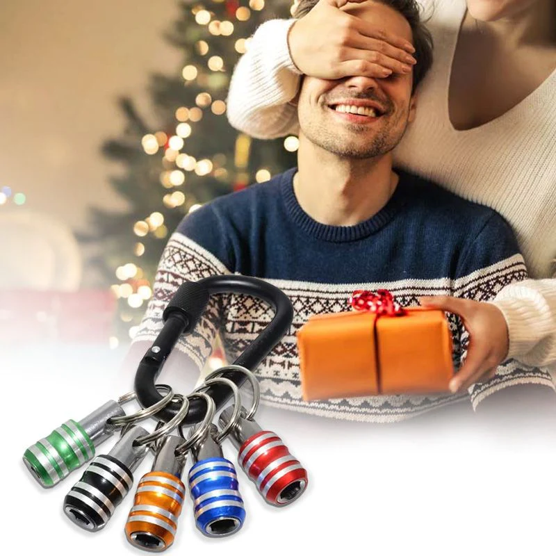 1/4" Hexagonal Screwdriver Bit Holder Key Rings - Image 9