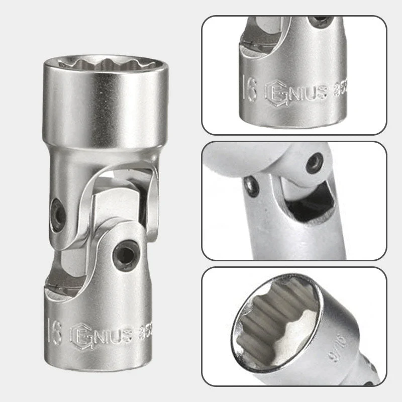 12-Point Universal Joint Socket Set - Image 7