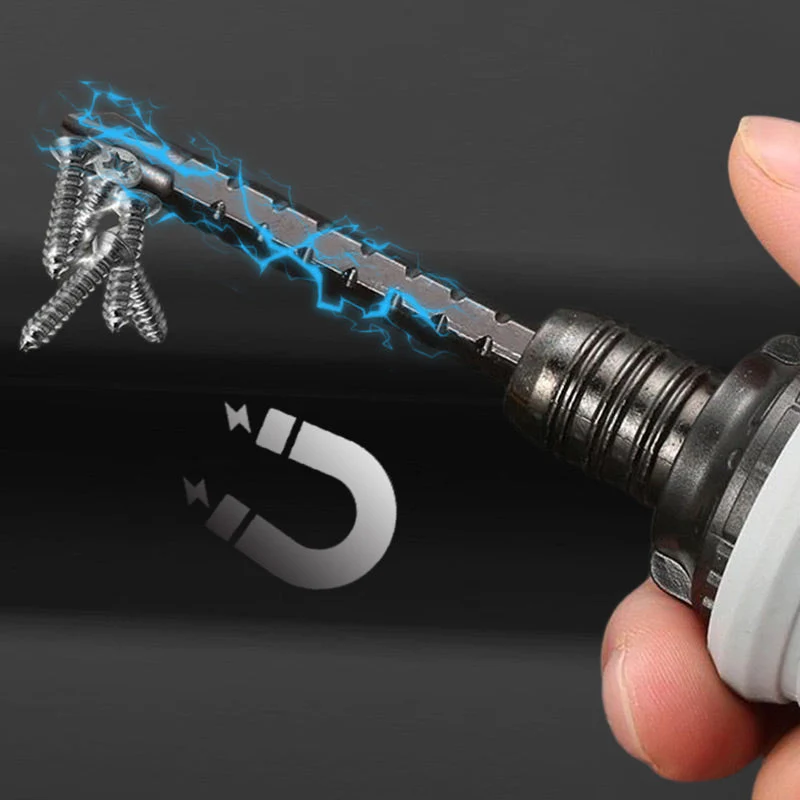13 in 1 Magnetic Short Handle Ratchet Screwdriver Set - Image 2