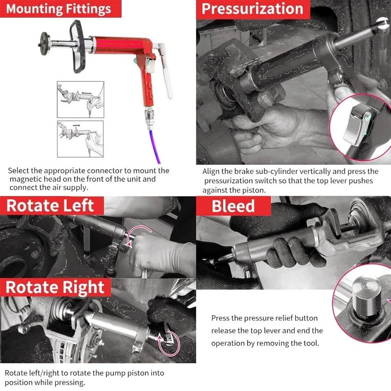 24pcs Pneumatic Brake Caliper Compression Tool - Image 2