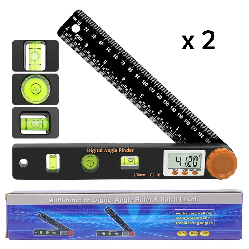 4-in-1 Digital Angle Finder Ruler with Level - Image 12