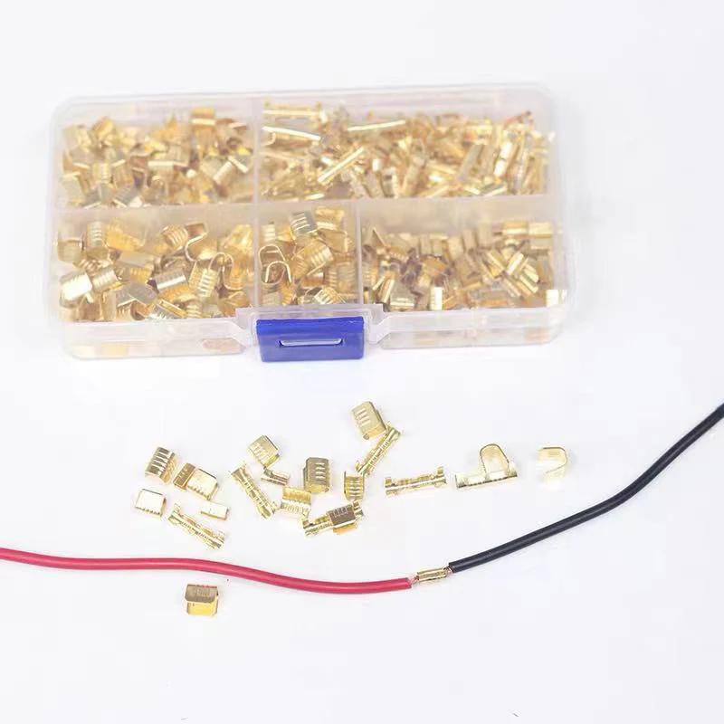 400Pcs Copper Wire Crimp Terminal Assortment Set - Image 3