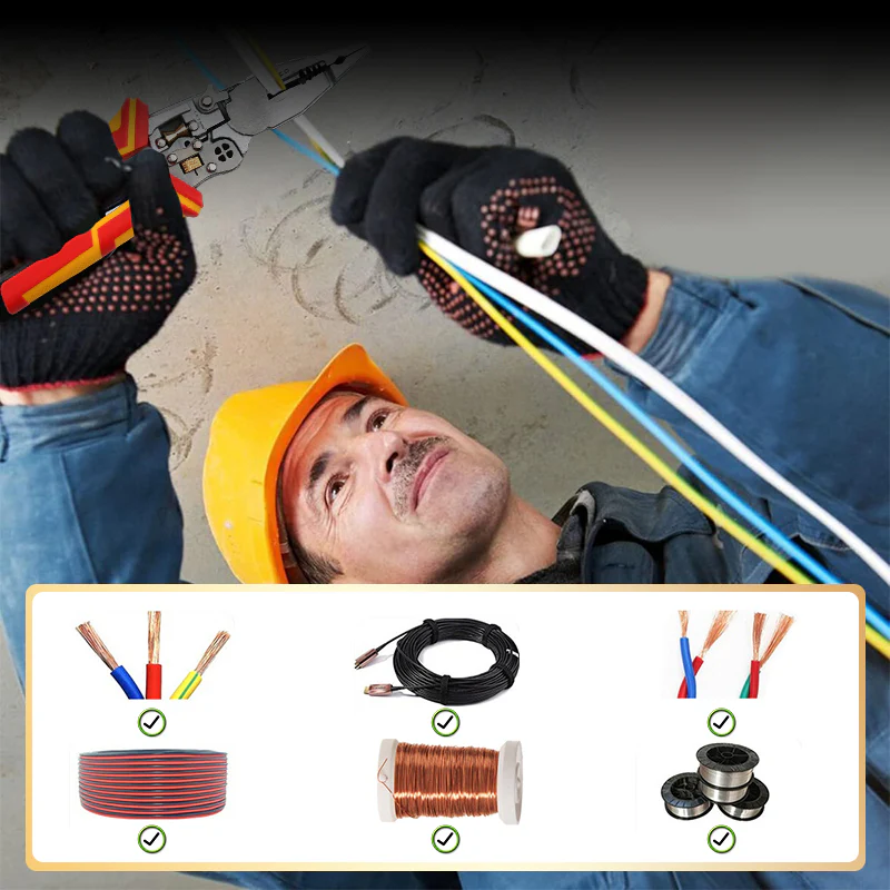 8-In-1 Wire Stripper with Voltage Tester - Image 8