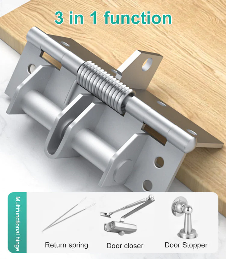 Automatic closing 4 Inch Spring Hinge - Image 3
