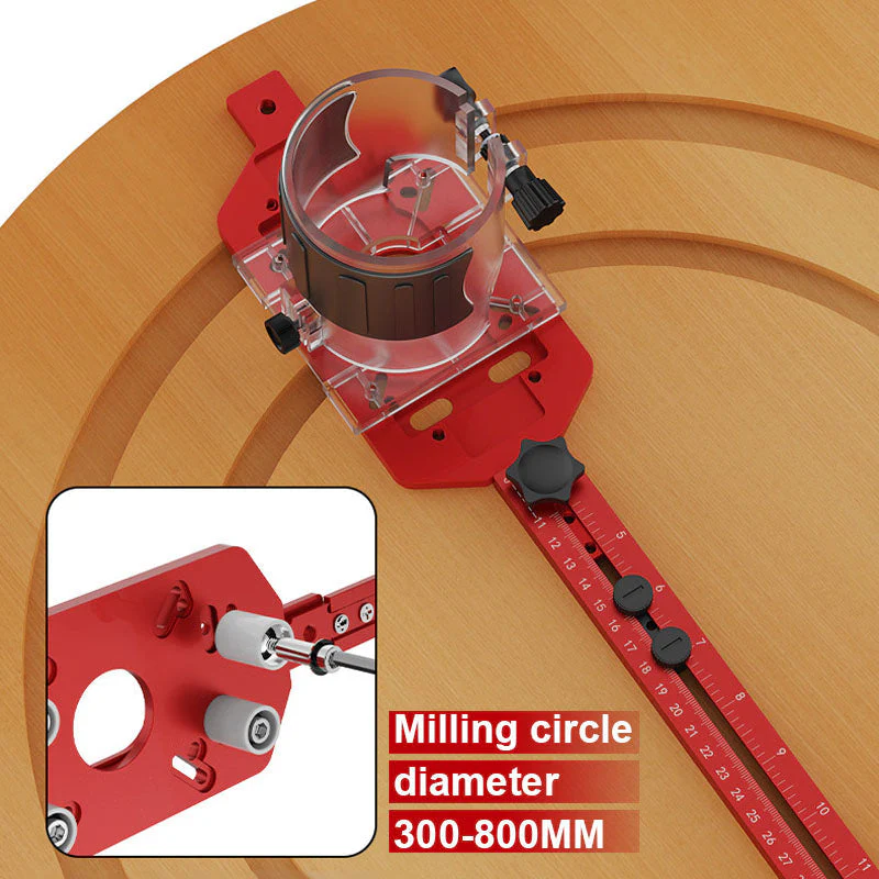 Adaptable Trimming Machine Slotted Base for Woodworking - Image 8