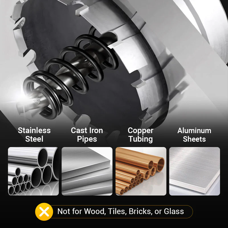 Carbide-Tipped Hole Cutter for Metal - Image 2