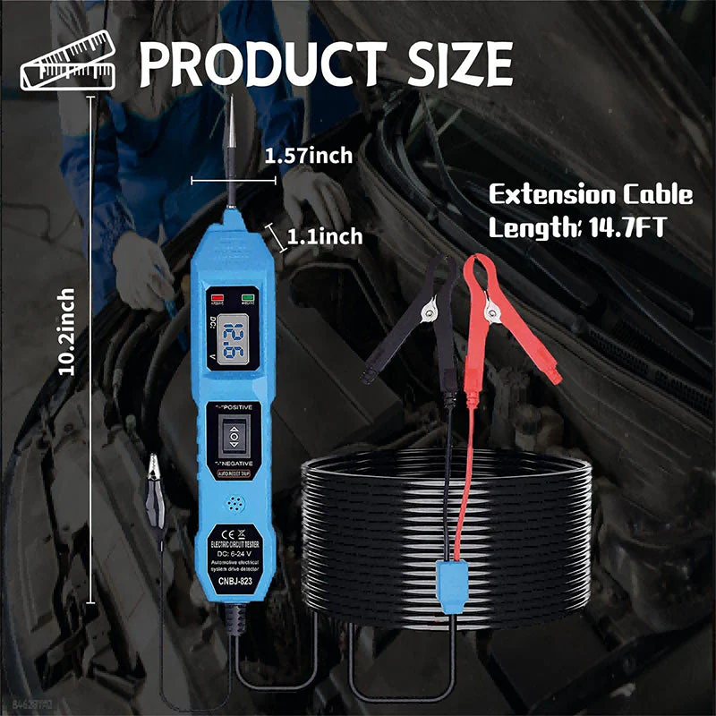 3.5-36V Automotive Circuit Tester with LED Light - Image 7