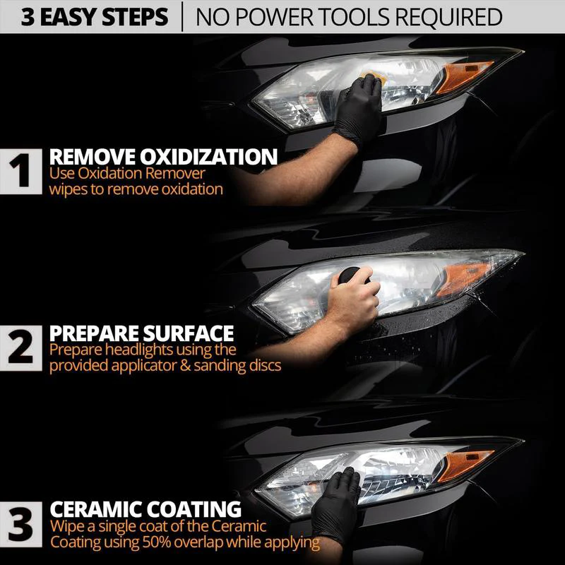 🚗【Headlight Crystal Restorer】— One swipe, and yellowed lenses become crystal clear. Old becomes new, and your headlights shine like brand new! ✨🔦 - Image 8