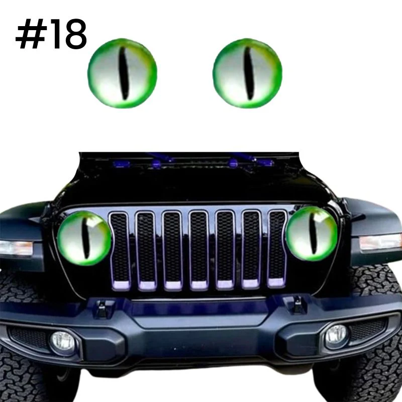 Beast Eyes Headlight Decals (1 Pair) - Image 26