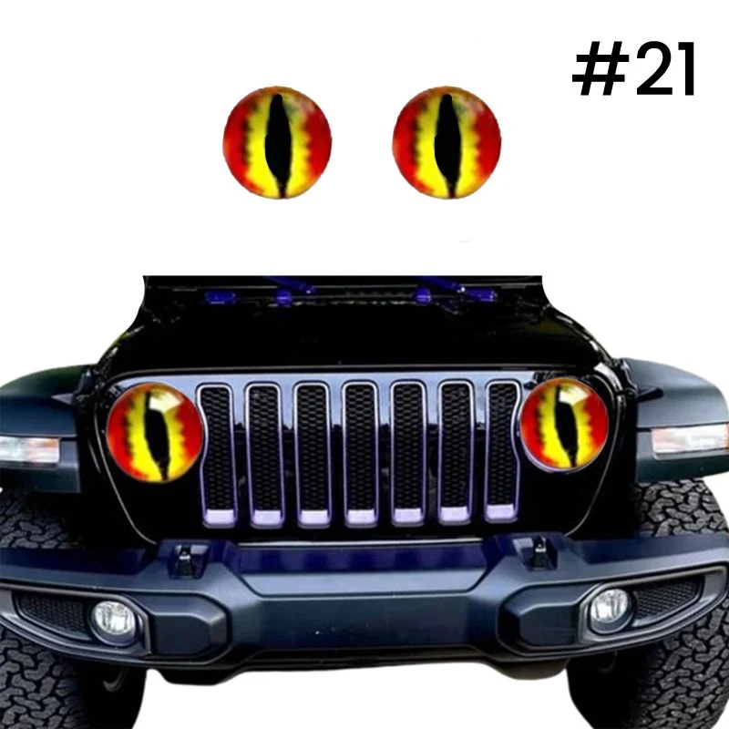 Beast Eyes Headlight Decals (1 Pair) - Image 29