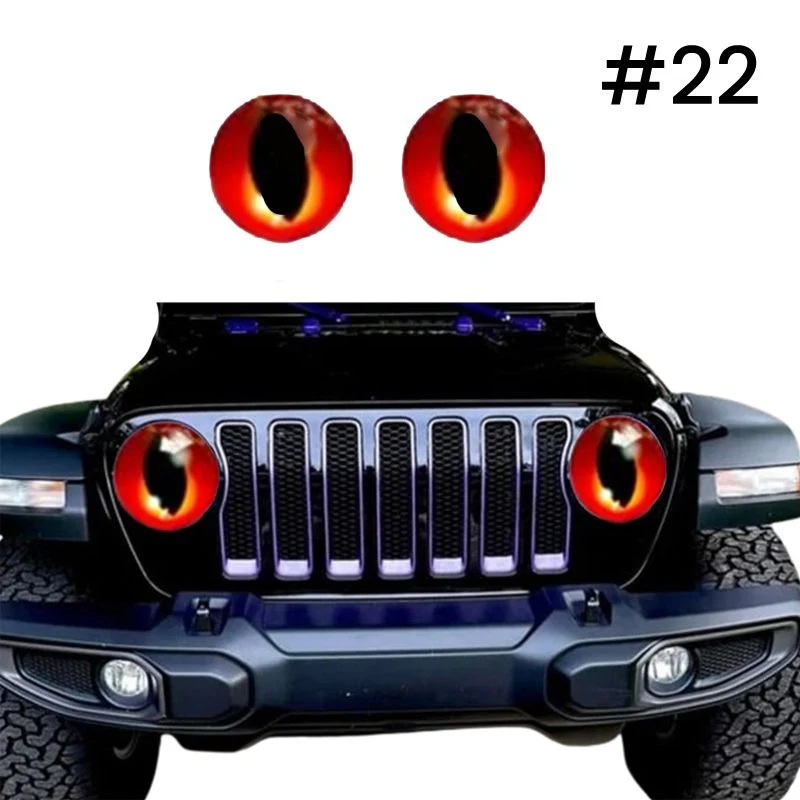 Beast Eyes Headlight Decals (1 Pair) - Image 33