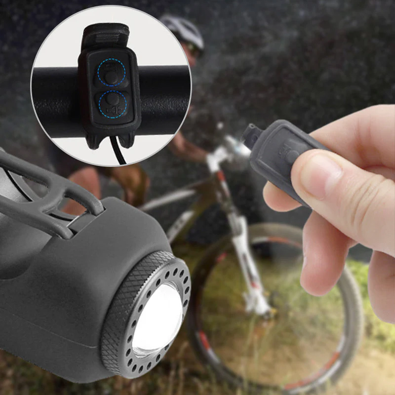 Outdoor Waterproof Bike Headlight with Horn - Image 5