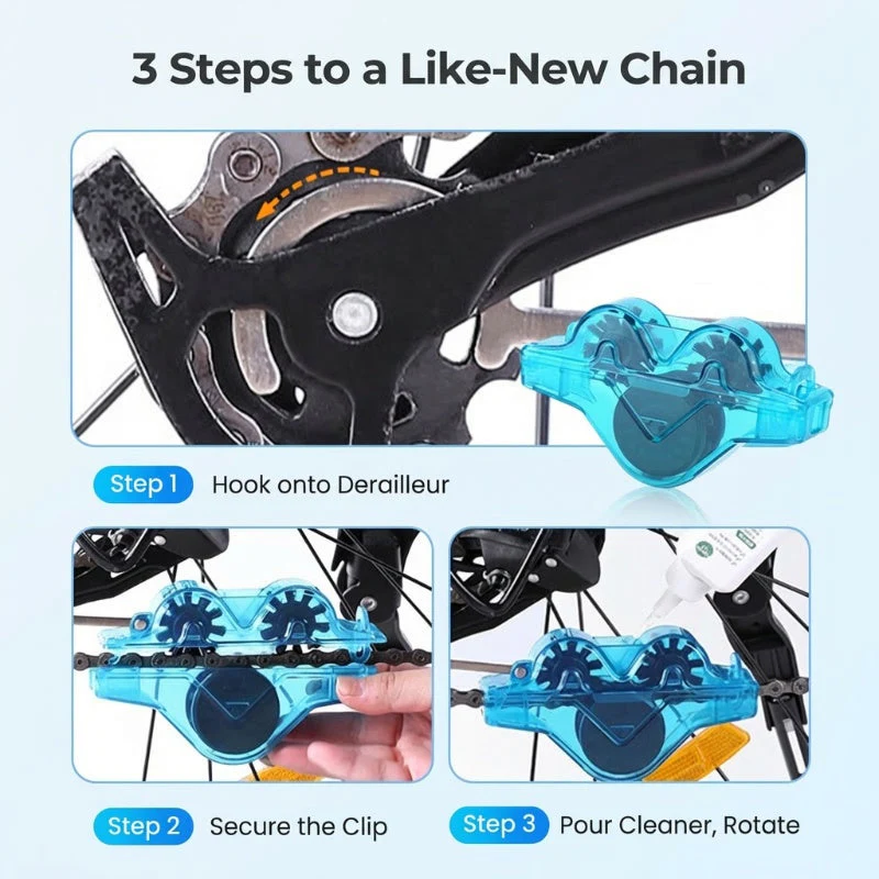 📢📢50% OFF !!!⏰Bike Chain Scrubber - Image 8