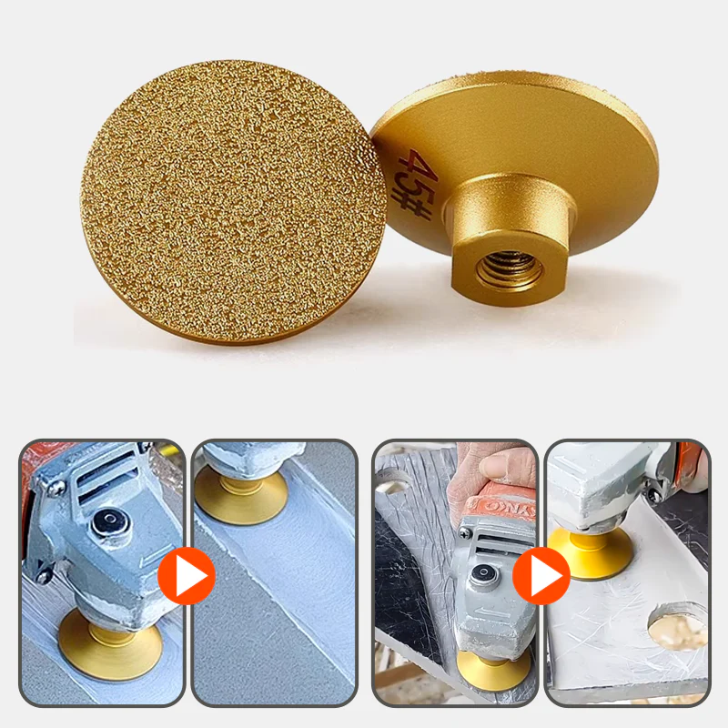 2-Inch Diamond Grinding & Polishing Pad for Angle Grinder Tool - Image 4