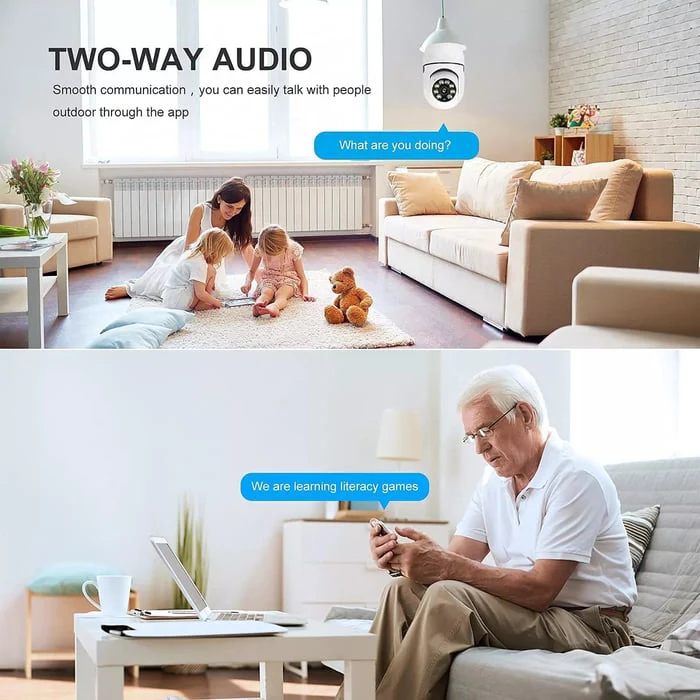 🔥Hot Sale🔥Wireless Wifi Light Bulb Camera Security Camera（50% off） - Image 5