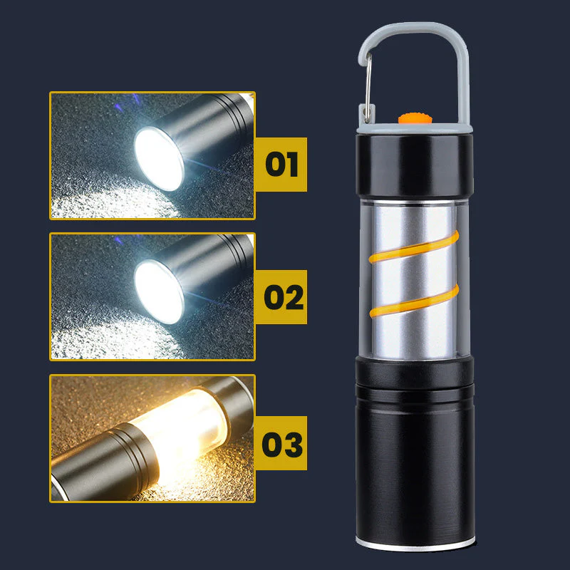 š„2025 HOT SALEš„ Multifunctional Super Bright USB Rechargeable Camping Flashlight - Image 2