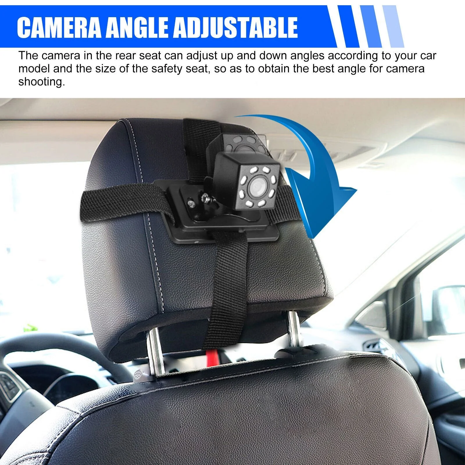 🎁Hot sale🔥 Baby Car Seat Rear View Camera Monitor Safe 4.3"（50%OFF） - Image 3