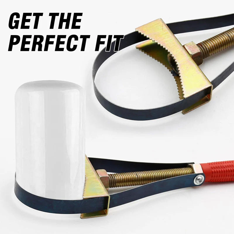 Auto Oil Filter Wrench with Adjustable Steel Strap - Image 8
