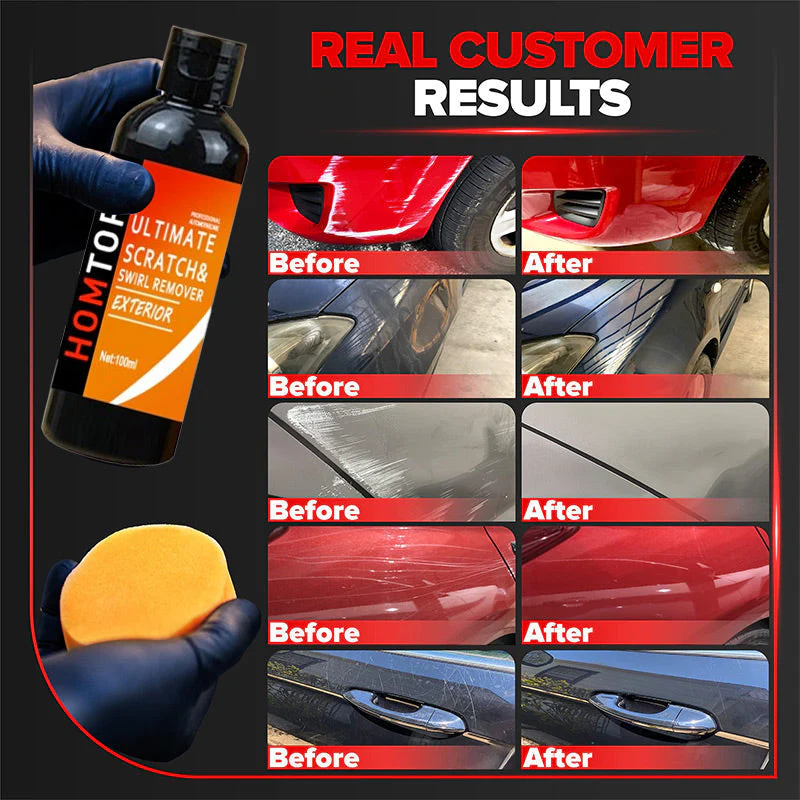 🔥 BUY 2 GET 1 FREE! 🚗 Efficient Car Scratch Remover with Sponge – Removes scratches & swirl marks, restores paint & easy to apply ✨ - Image 2