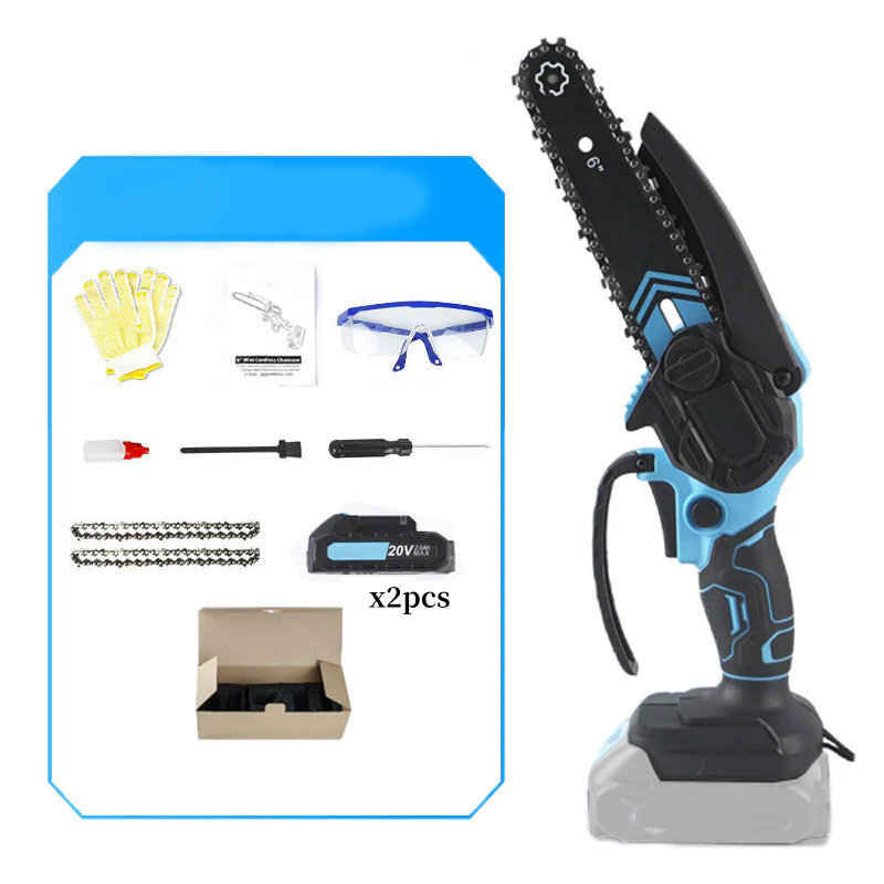 6-Inch Cordless Mini Chainsaw with 20V Battery - Image 10
