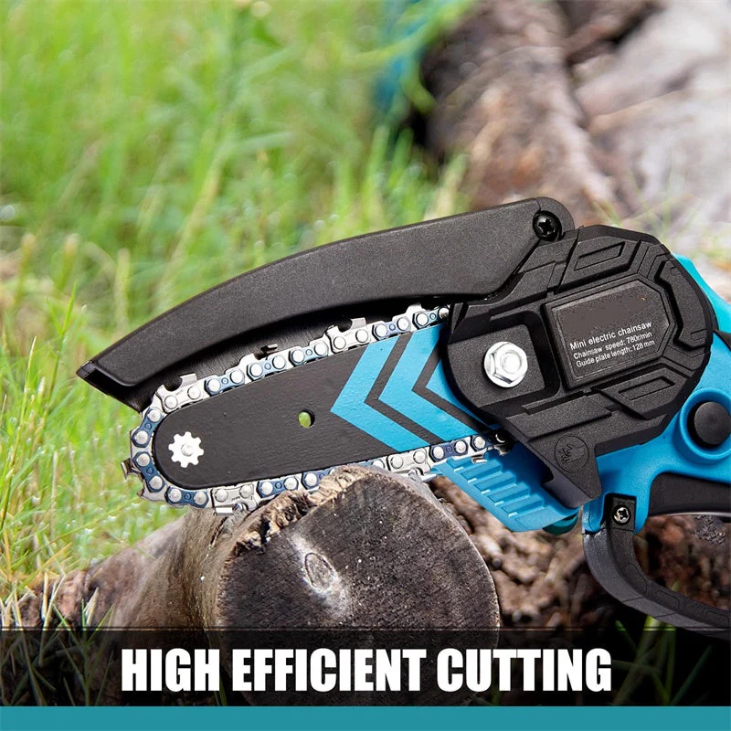 6-Inch Cordless Mini Chainsaw with 20V Battery - Image 2