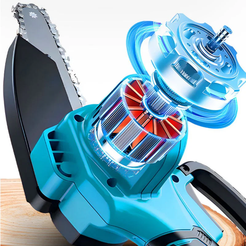 6-Inch Cordless Mini Chainsaw with 20V Battery - Image 6