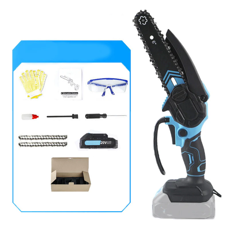 6-Inch Cordless Mini Chainsaw with 20V Battery - Image 9