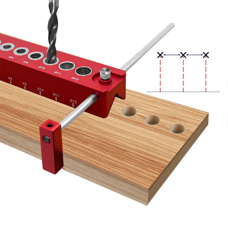 Woodworking Self-centering Vertical Drilling Locator - Image 10