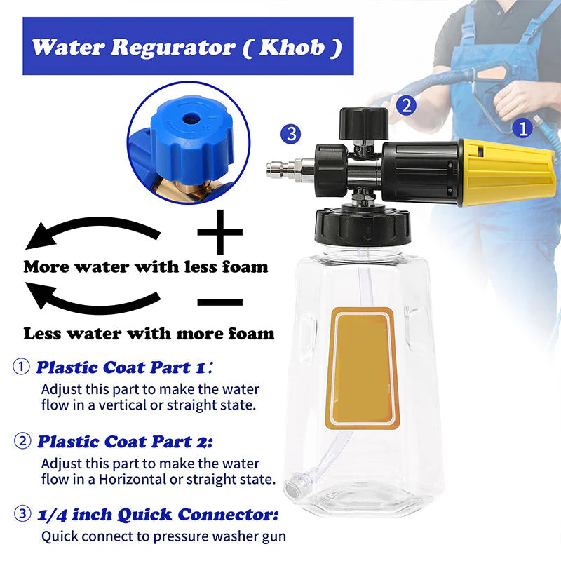 🔥New Arrival  50% OFF🔥Dual-Head Foam Sprayer for Car Washing - Image 8