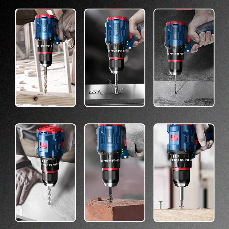 Electric Drill & Screwdriver with Removable Chuck - Image 8