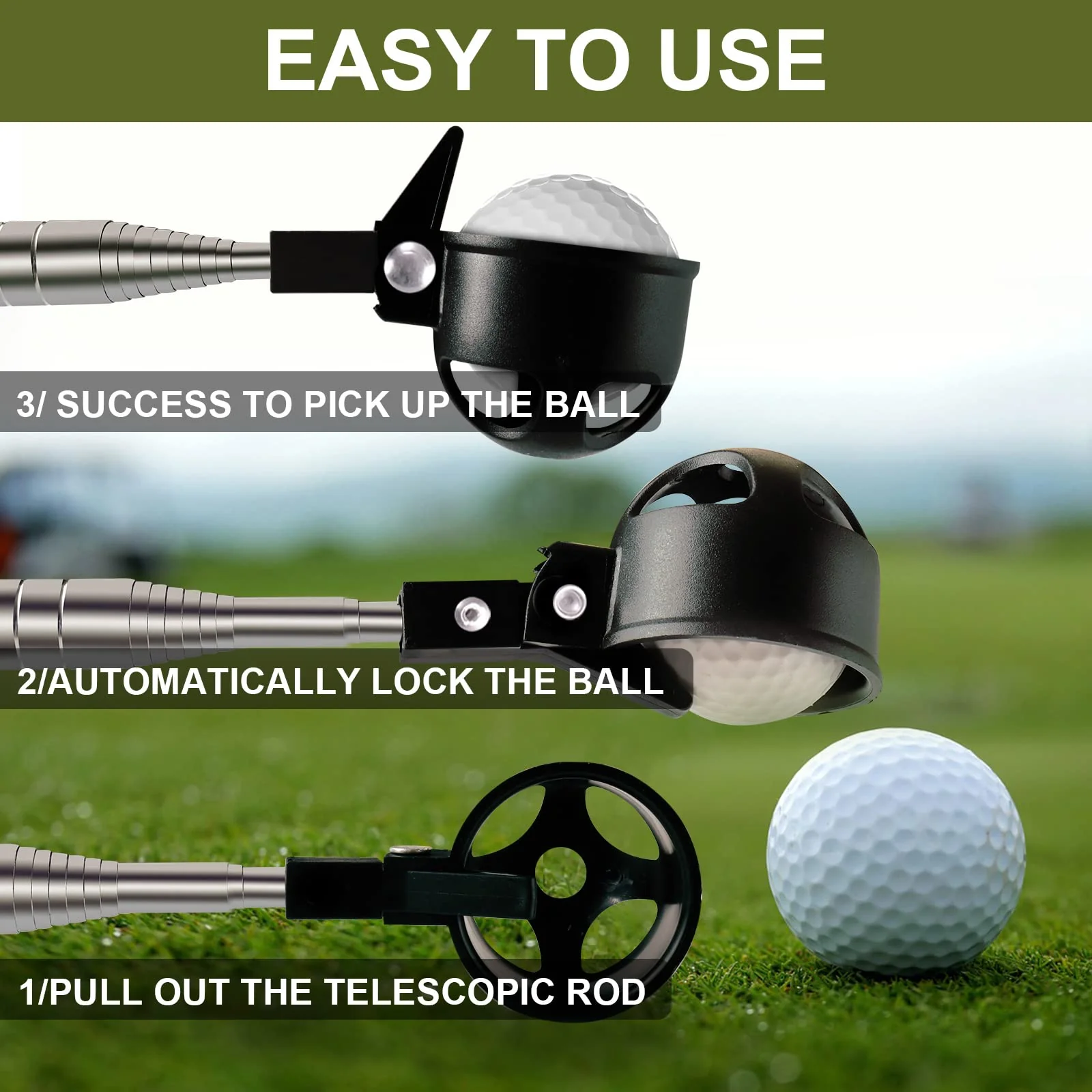 Extendable Golf Ball Retriever - Image 2