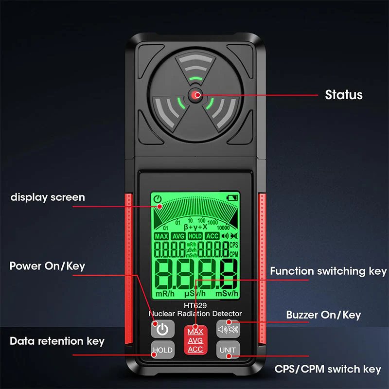 HT672 Multi-Field EMF Meter for EF, RF, MF - Image 2