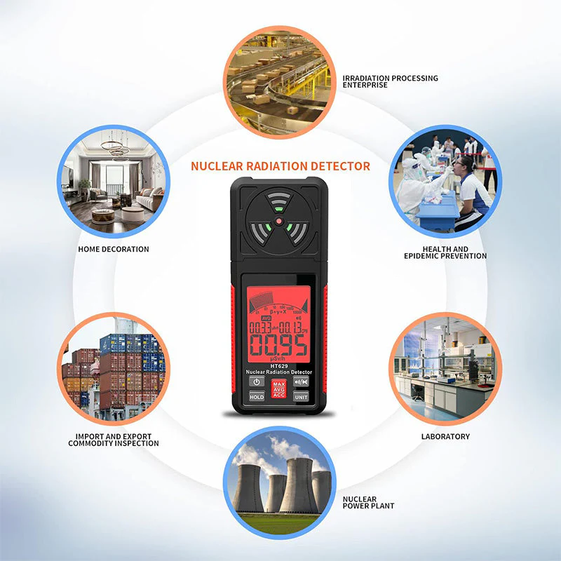HT672 Multi-Field EMF Meter for EF, RF, MF - Image 6