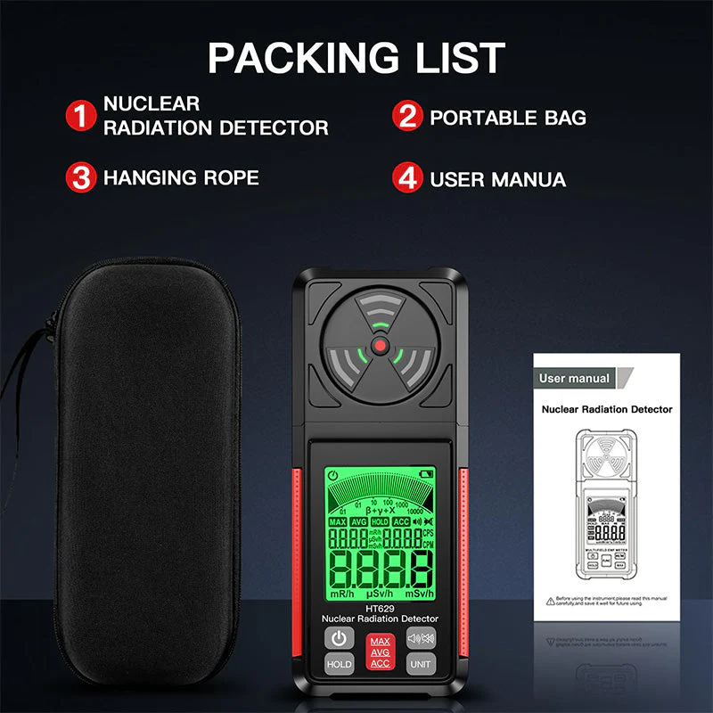 HT672 Multi-Field EMF Meter for EF, RF, MF - Image 7