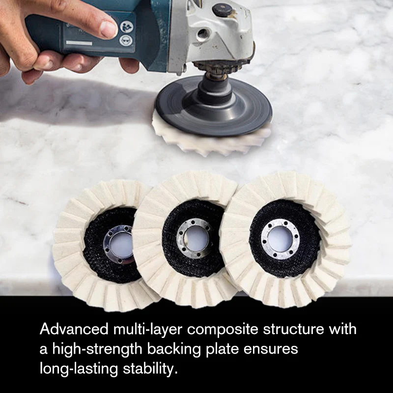 Wool Felt Flap Polishing Disc - Image 6