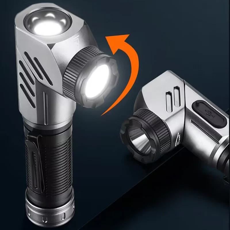 1500 Lumens 90-Degree Flashlight with Magnetic Base - Image 2