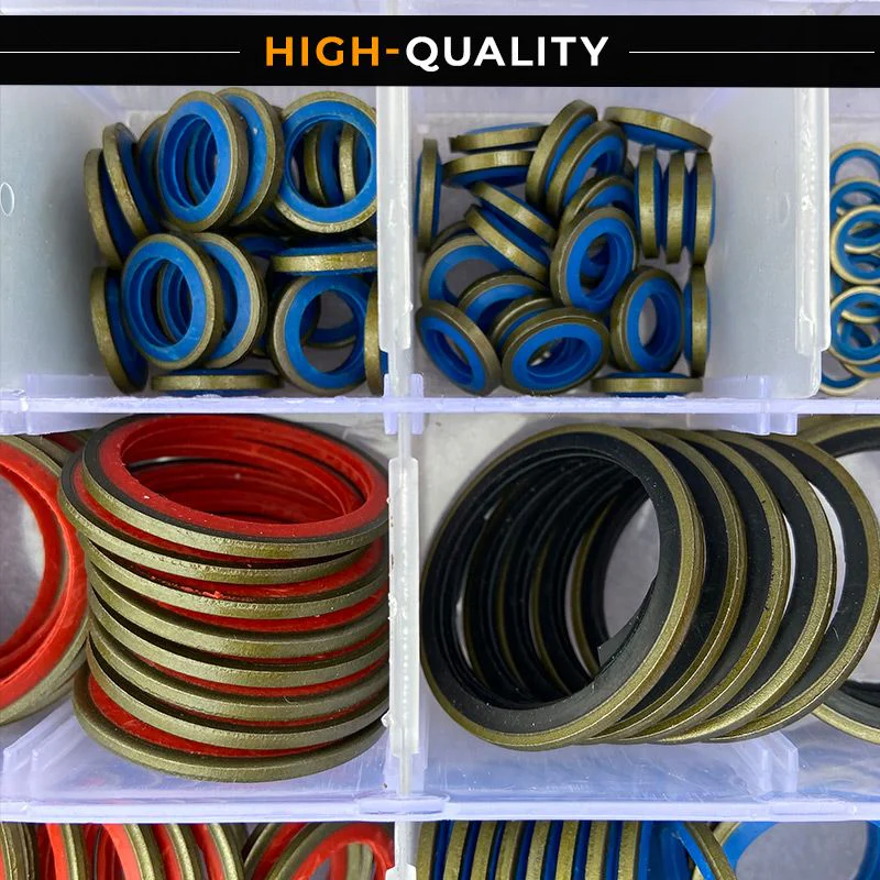 Pousbo® 100pcs/ 245pcs Assorted Sealing Gasket Set - Image 3