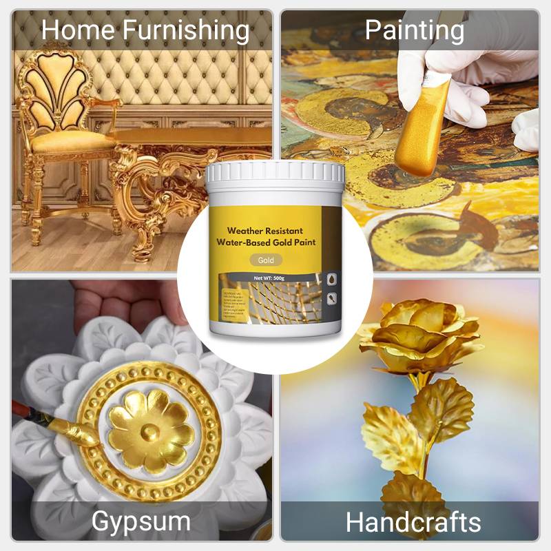 ⏳Limited-time 50% off⏰Weather Resistant Water-based Gold Paint💛 - Image 4