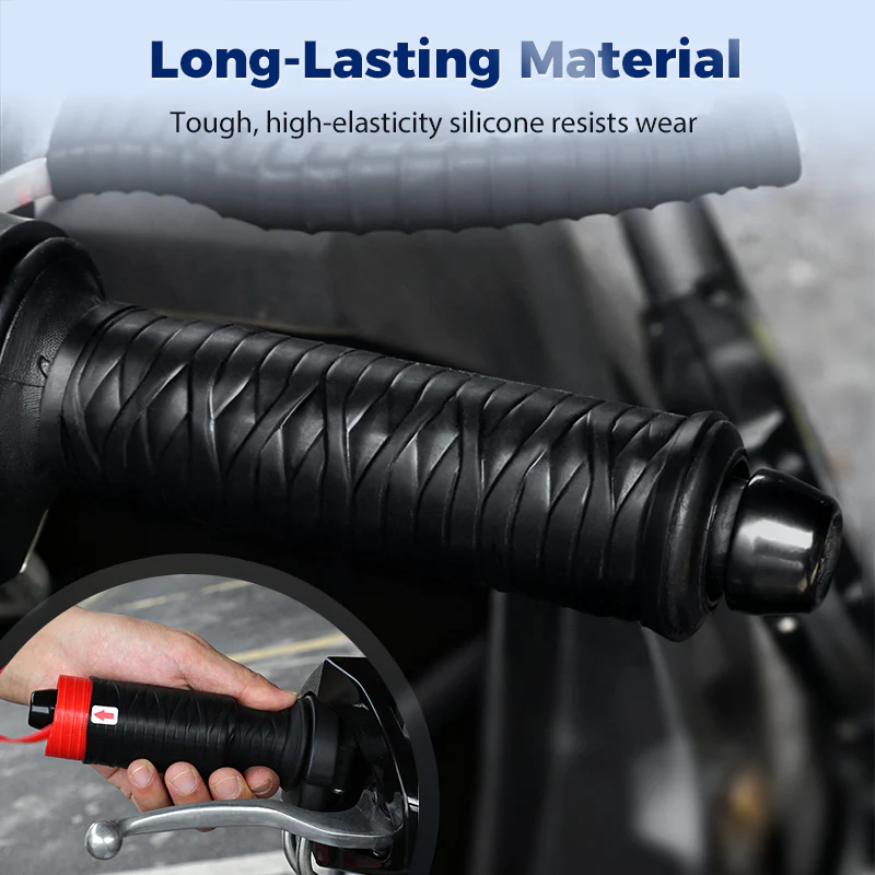 🔥Universal Silicone Handlebar & Brake Lever Grip Covers - Image 4