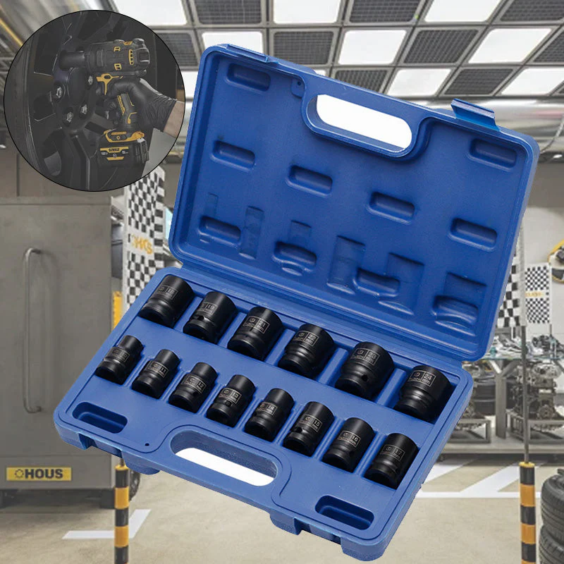 1/2" Hex Short Socket Set with Organizer - Image 4