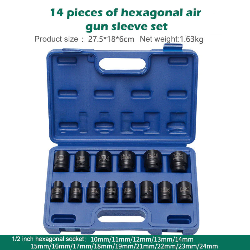 1/2" Hex Short Socket Set with Organizer - Image 8