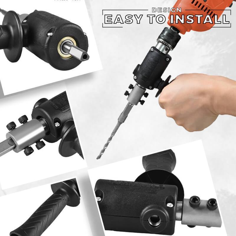 High-Hardness Portable Converter Kit for Electric Drill to Electric Hammer - Image 8