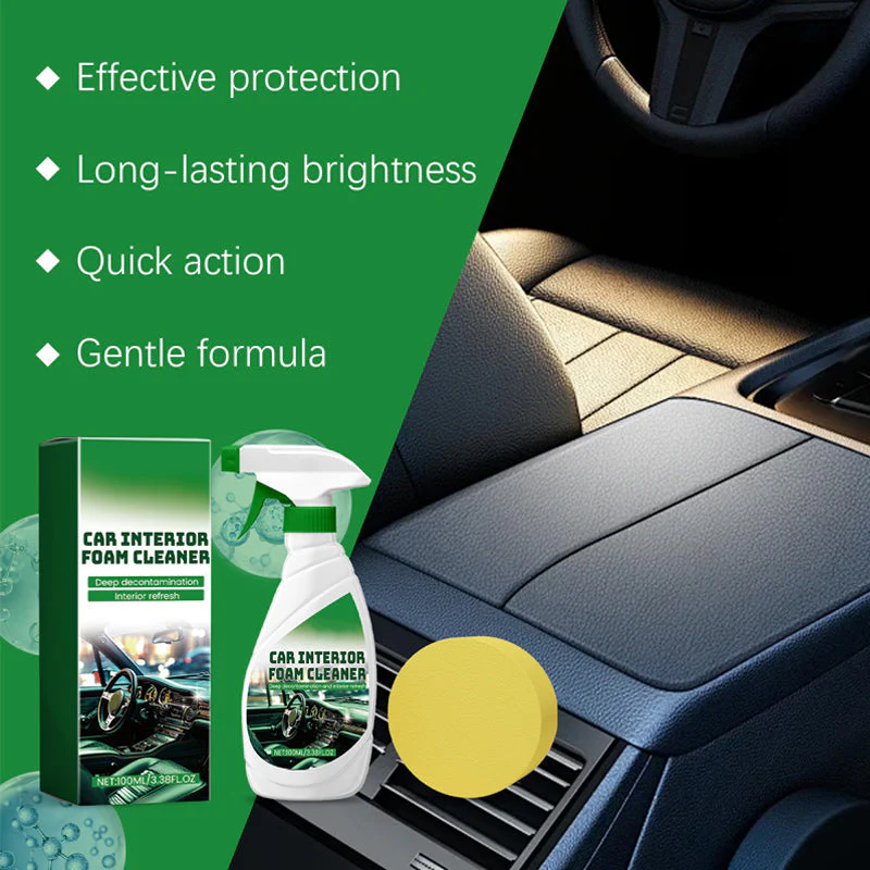🌟BUY 1 GET 1 FREE🌟Effective Car Interior Foam Cleaner with Sponge - Image 5