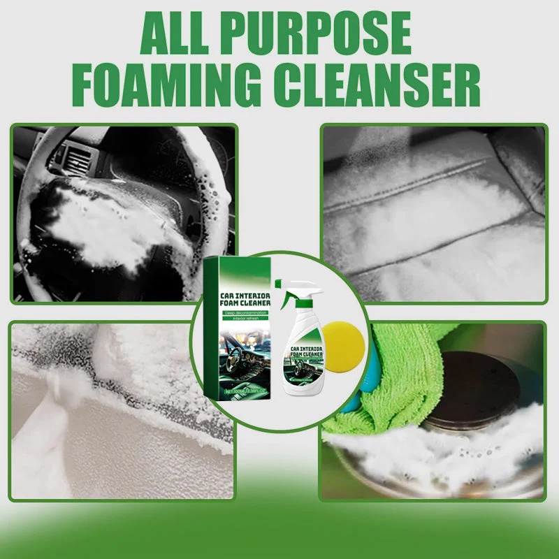 🌟BUY 1 GET 1 FREE🌟Effective Car Interior Foam Cleaner with Sponge - Image 7