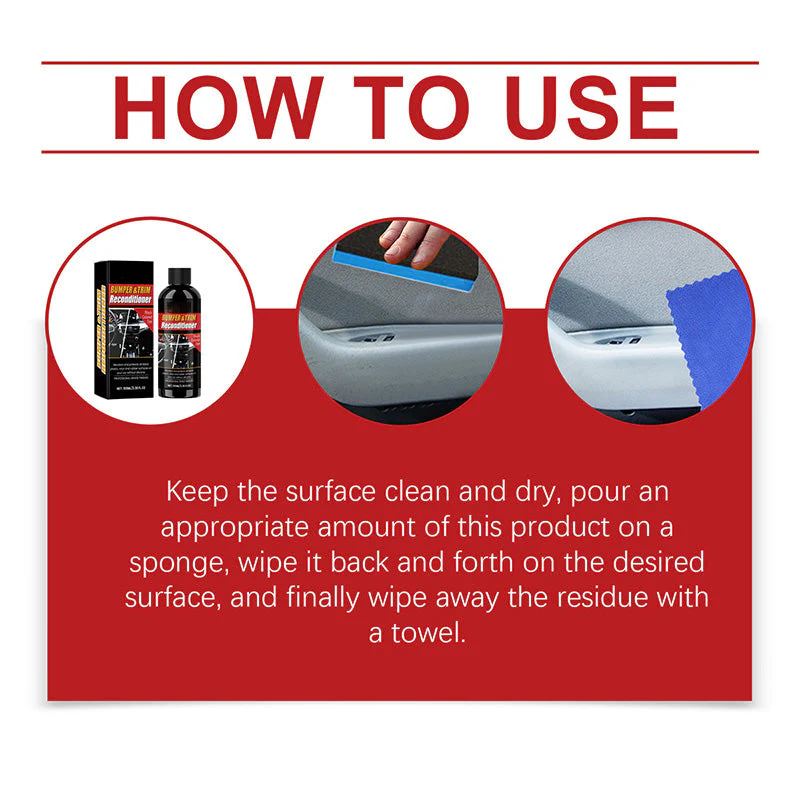 ⏳Time-limited Special⌛Car Black Plastic Interior Restorer - Image 11