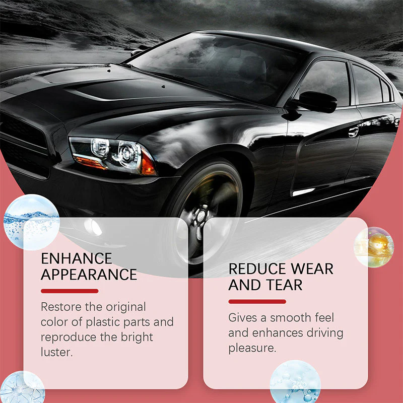 ⏳Time-limited Special⌛Car Black Plastic Interior Restorer - Image 2