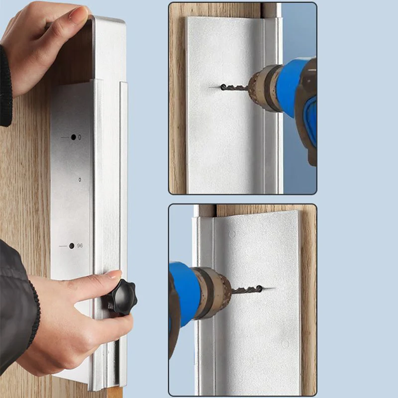 Pousbo® Adjustable Cabinet Hardware Jig Drilling Positioner - Image 4