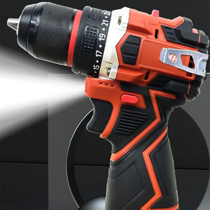 Copper Brushless Small Steel Cannon Metal Ratchet Hand Drill - Image 6