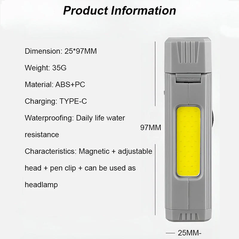 Portable Bright Multi-function Magnetic Headlamp - Image 19